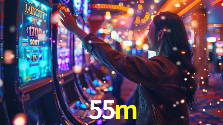 Sinta a adrenalina dos jogos de cassino com 55m